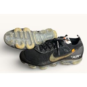 Nike Off White VaporMax Black 2.0‎ Mens 13 AA3831-002 Virgil Abloh Auth
